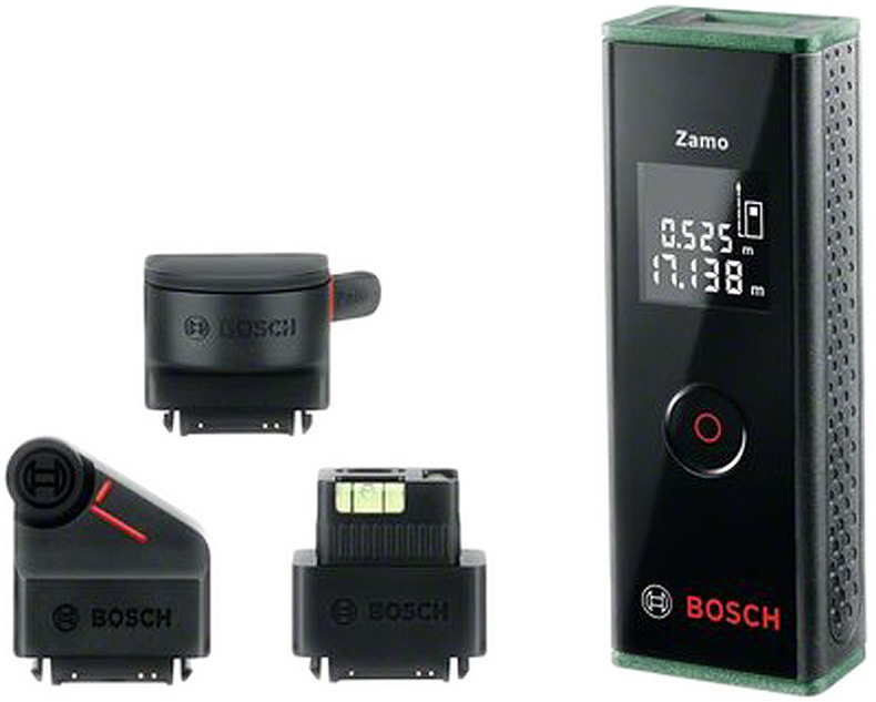 фото Дальномер Bosch Zamo III SET, 0603672701, зеленый, черный