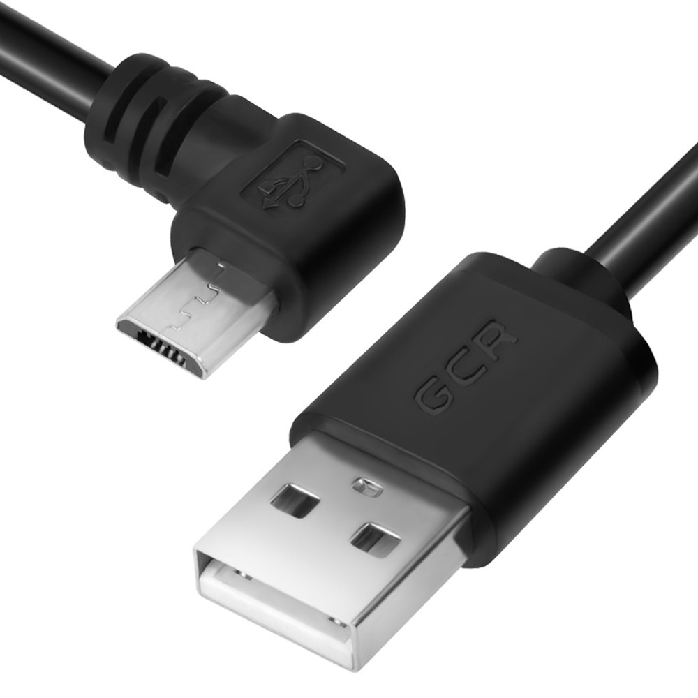 Кабель Greenconnect 3.0m USB 2.0, AM/microB 5pin угловой, 28/28 AWG, GCR-UA8AMCB6-BB2S