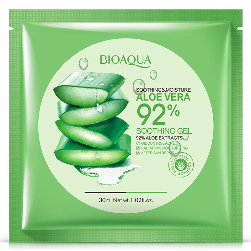 Маска косметическая BIOAQUA Bioaqua увлажняющая маска для лица Алоэ Вера 92%, 30 гр.