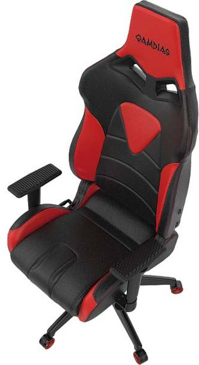 фото Gamdias Hercules M1, Black Red профессиональное геймерское кресло