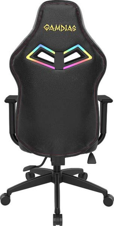 фото Игровое кресло Gamdias Hercules E3, c подсветкой RGB, GM-GCHE3BR, black red