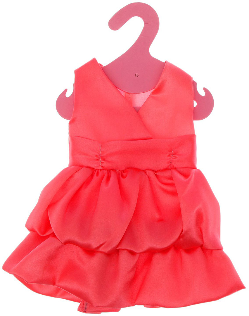 Одежда для пупса Маленькое чудо, 1844132, платье, розовый