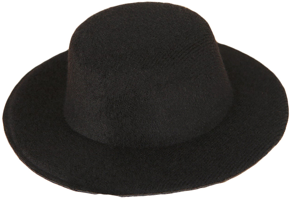 Шляпа для игрушек, 3488158, размер 10 см, черный