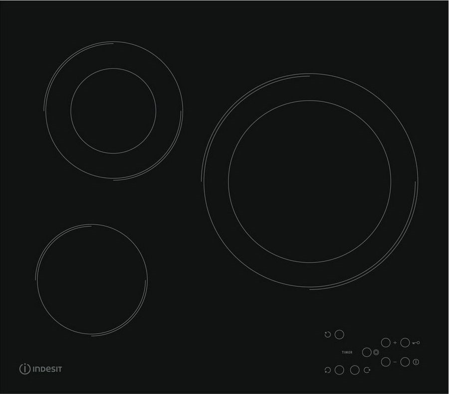 все цены на Варочная панель Indesit RI 360 C, черный онлайн