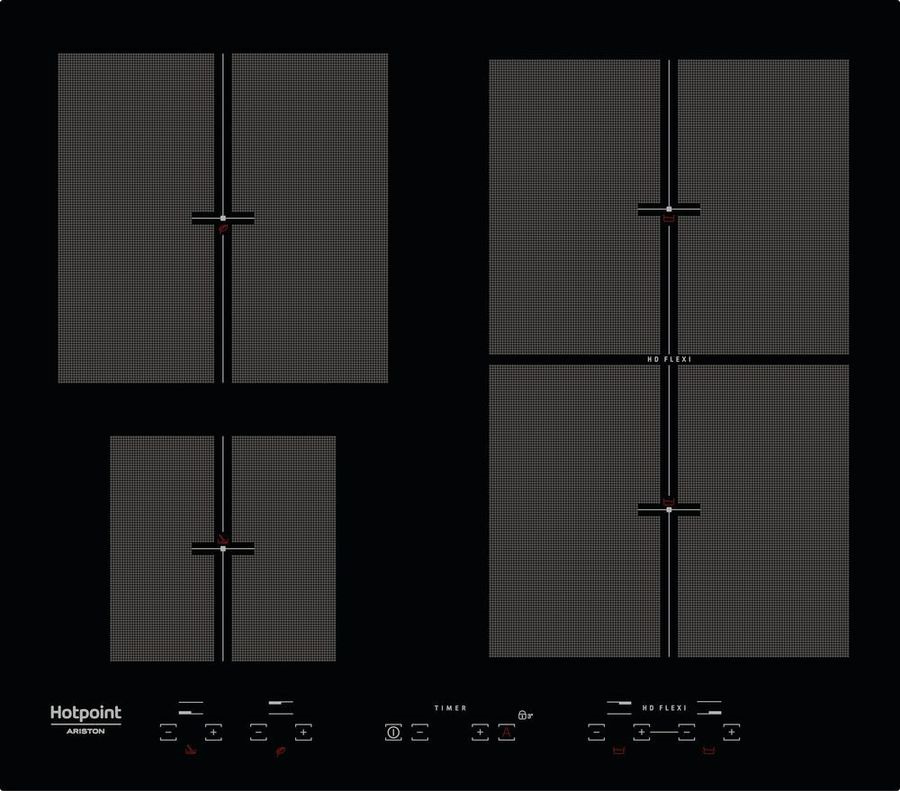 фото Варочная панель Hotpoint-Ariston KIT 641 F B, черный