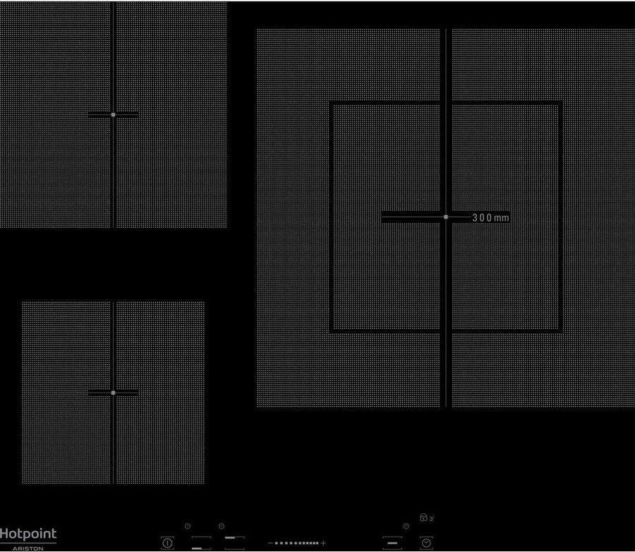фото Варочная панель Hotpoint-Ariston KIS 630XLD B, электрическая, черный