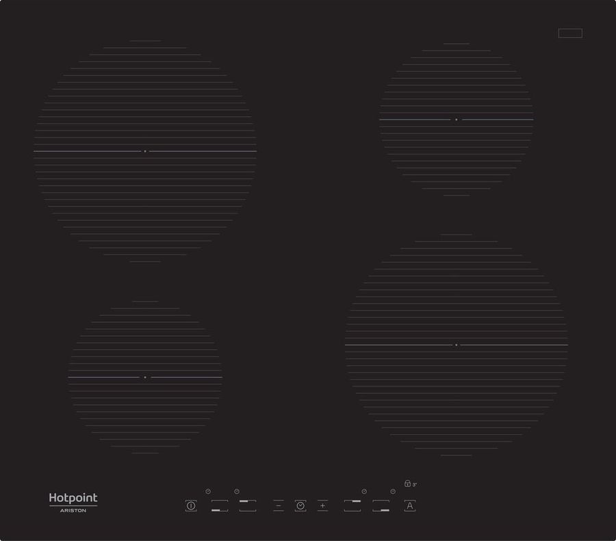 Варочная панель Hotpoint-Ariston IKIA 640 C, электрическая, черный купить  по низкой цене с доставкой и отзывами в интернет-магазине OZON