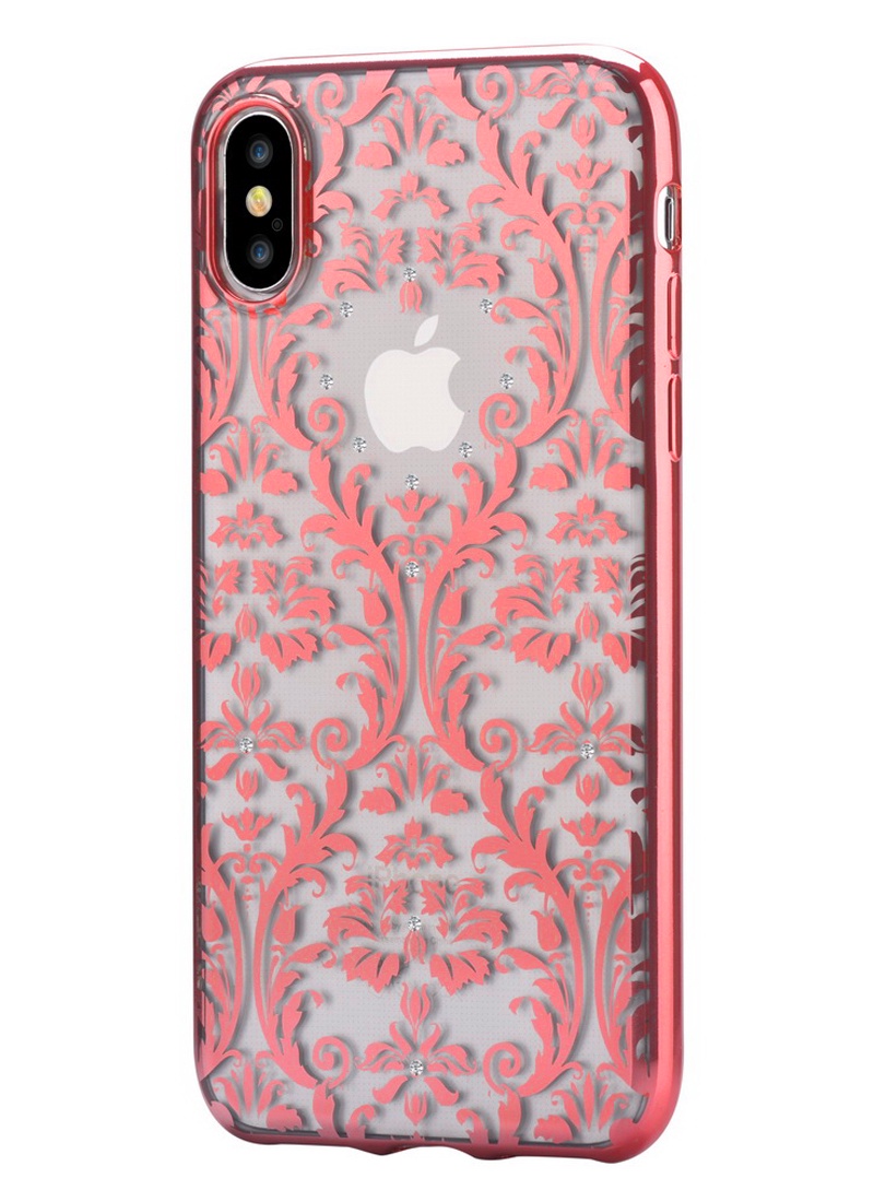 Чехол для сотового телефона Devia со стразами Swarovski Devia Crystal Baroque Case для iPhone X/XS, красный