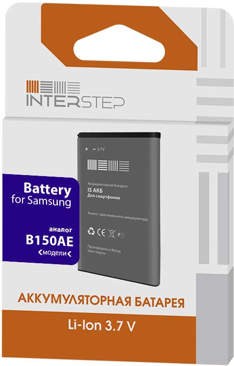 Аккумулятор Interstep для Samsung I8262/8268/829 1500 mAh Li-Ion