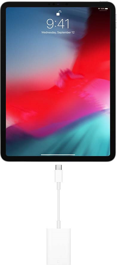 фото Адаптер Apple MUFG2ZM/A, USB Type-C-SD, Card Reader, белый