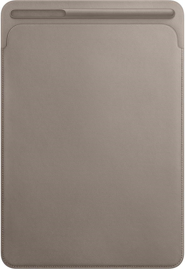 фото Чехол для планшета Apple Leather Sleeve для iPad Pro 10,5", MPU02ZM/A, taupe