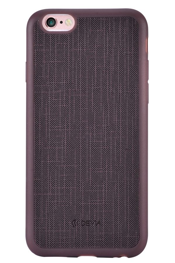Накладка Devia Jelly Slim Leather для iPhone 6/6S (Винная)