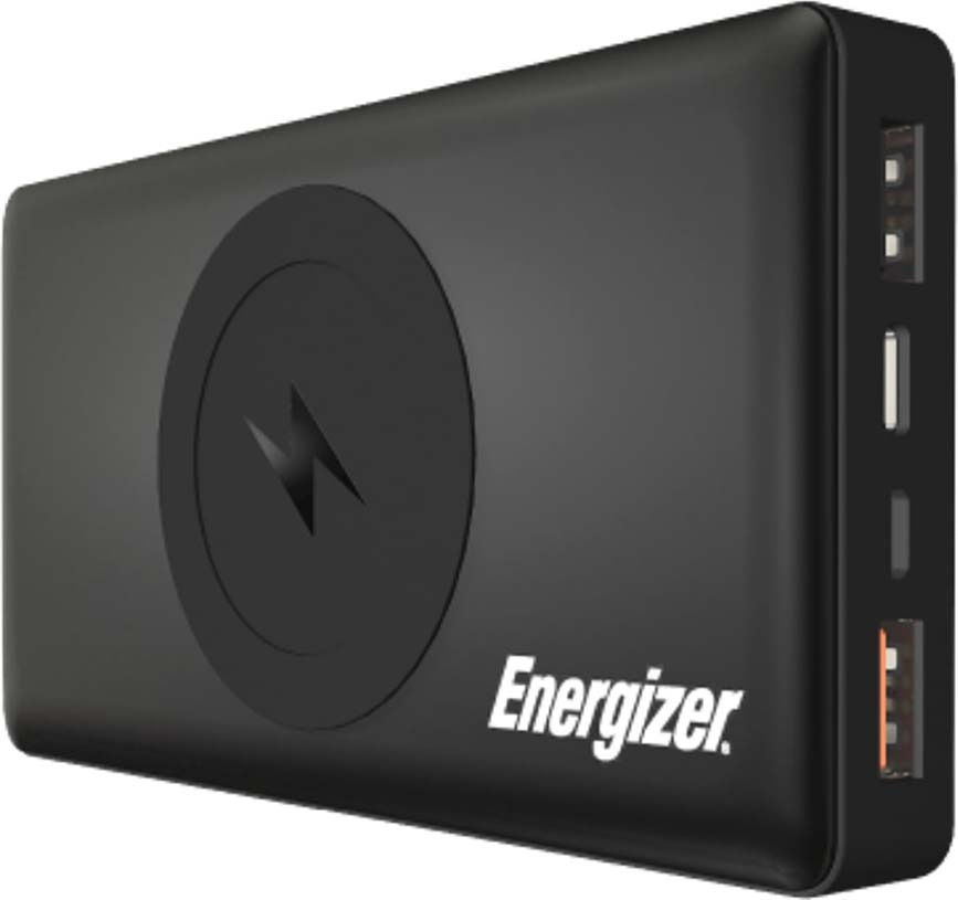 фото Внешний аккумулятор Energizer Power Bank QE10000CQ, Wireless, 10000 mAh, black