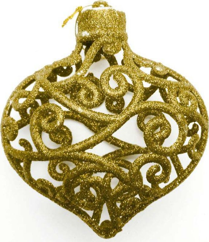 фото Подвесное украшение Яркий Праздник "Сердце ажурное", 8 х 7 см. 16434