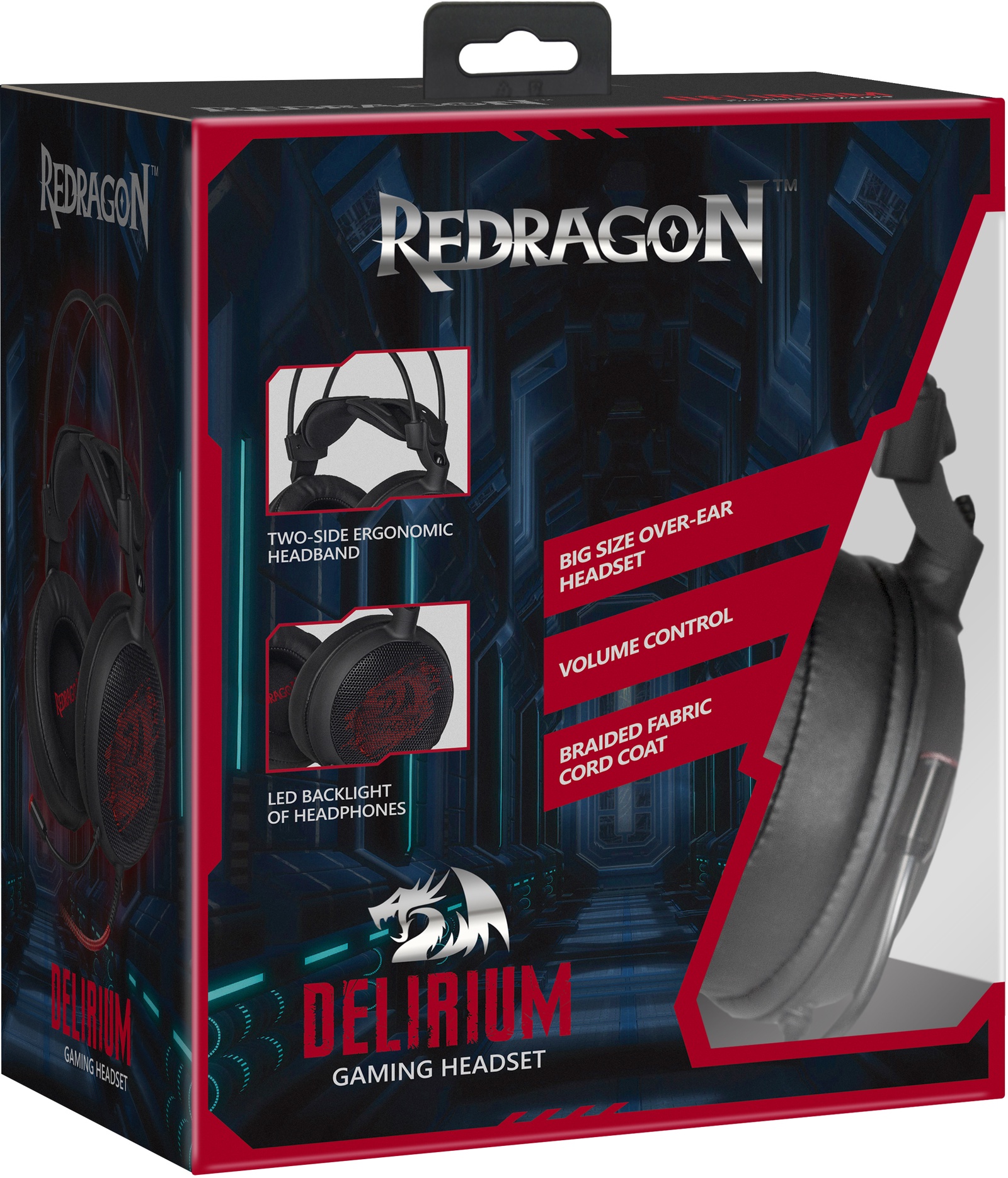 фото Игровые наушники Redragon Delirium, 64213