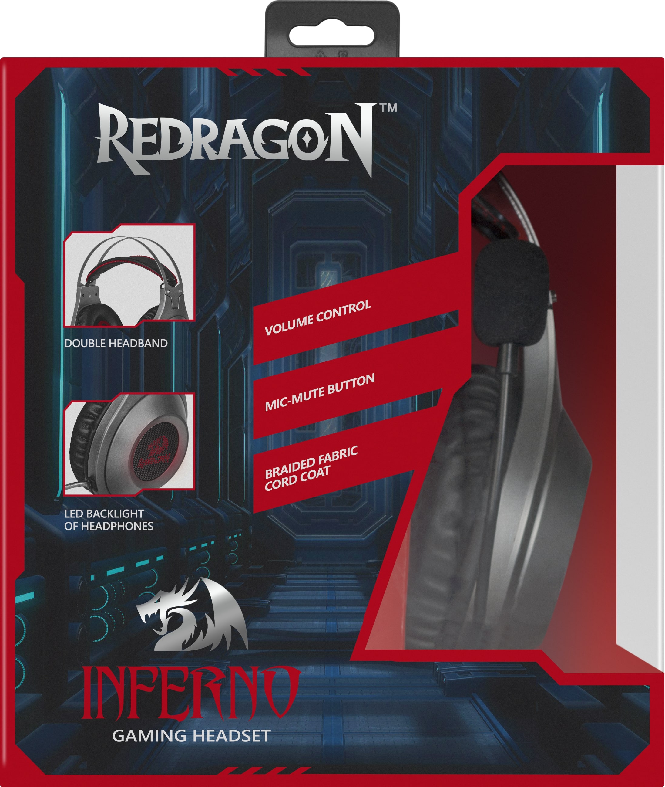 фото Игровые наушники Redragon Inferno