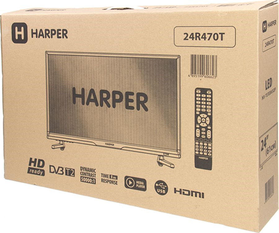 фото Телевизор Harper 24R470T 24", черный