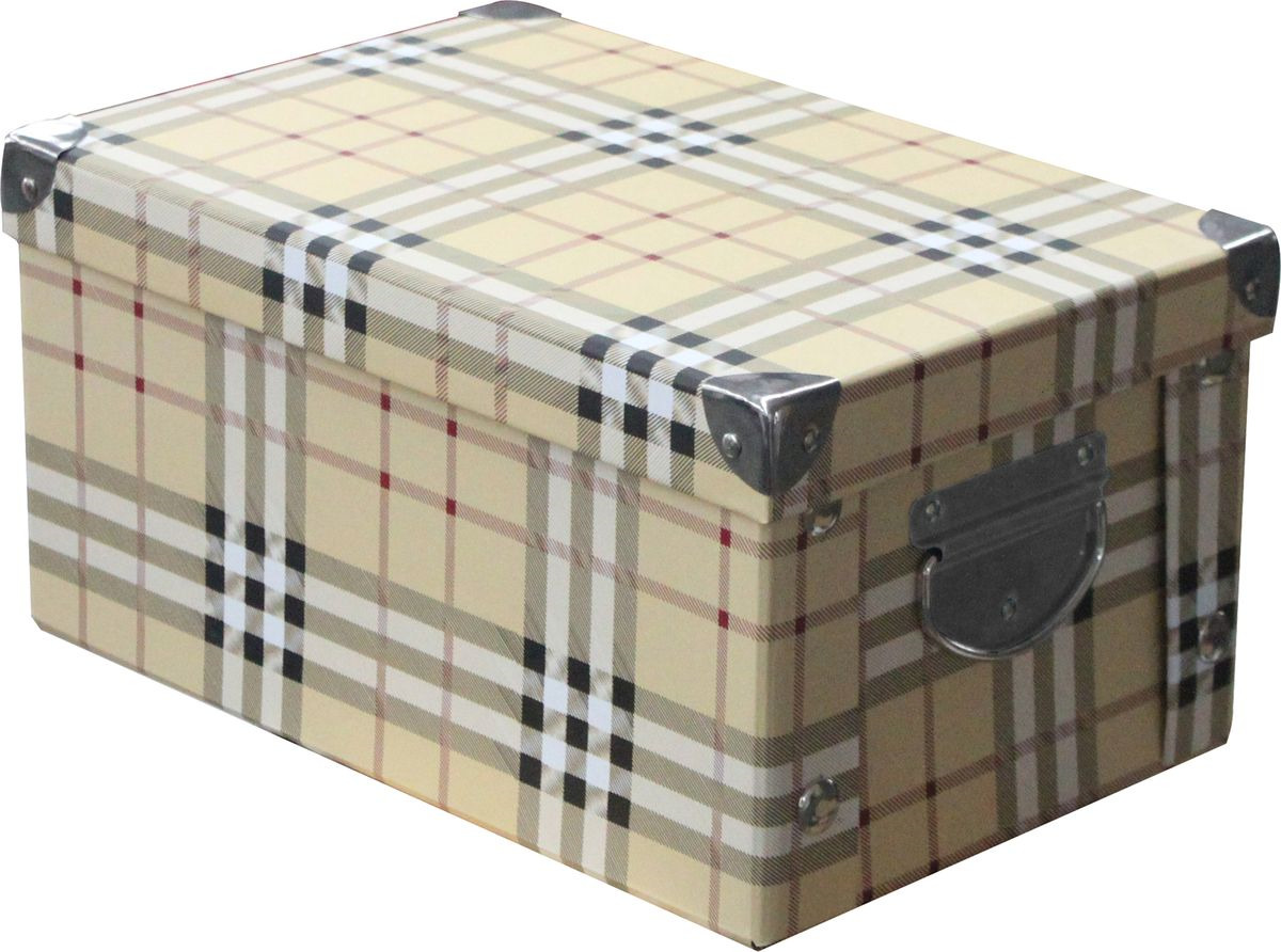 Коробка для хранения Hausmann HM-9742-4, складная, с уголками, 35 х 25 х 17.5 см