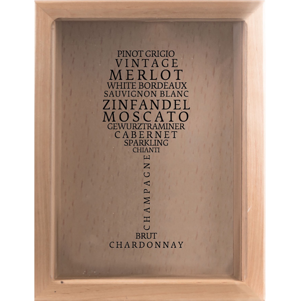 фото Копилка для винных пробок Дубравия "Сорта вин", KD-022-111, бежевый, 22 x 26 см
