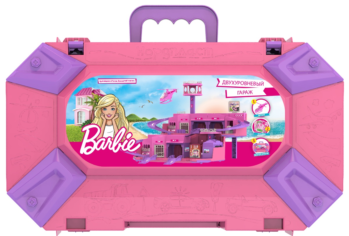 Гараж Нордпласт Barbie, 431228, мультиколор