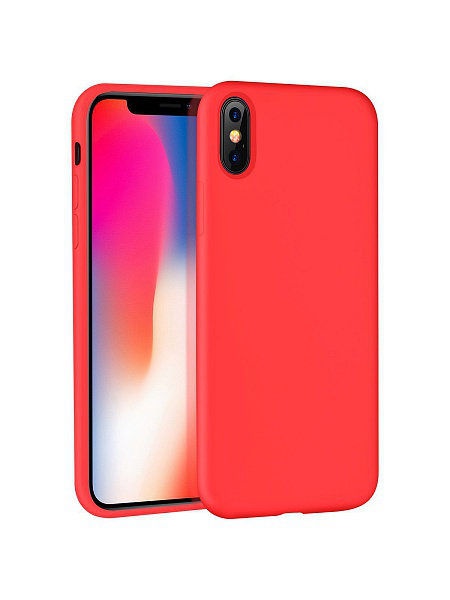 фото Чехол для сотового телефона UVOO "Mono" для Apple iPhone X / XS, красный