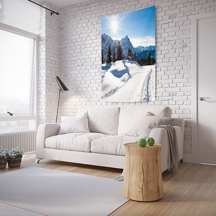 фото Панно JoyArty "Снежные холмы", на стену, с фотопринтом, tp_20084, 100 x 150 см