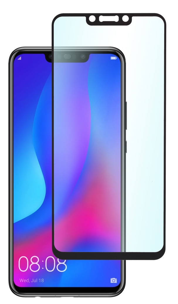 фото Защитное стекло skinBOX, для Huawei Nova 3, 4660041405866, черный