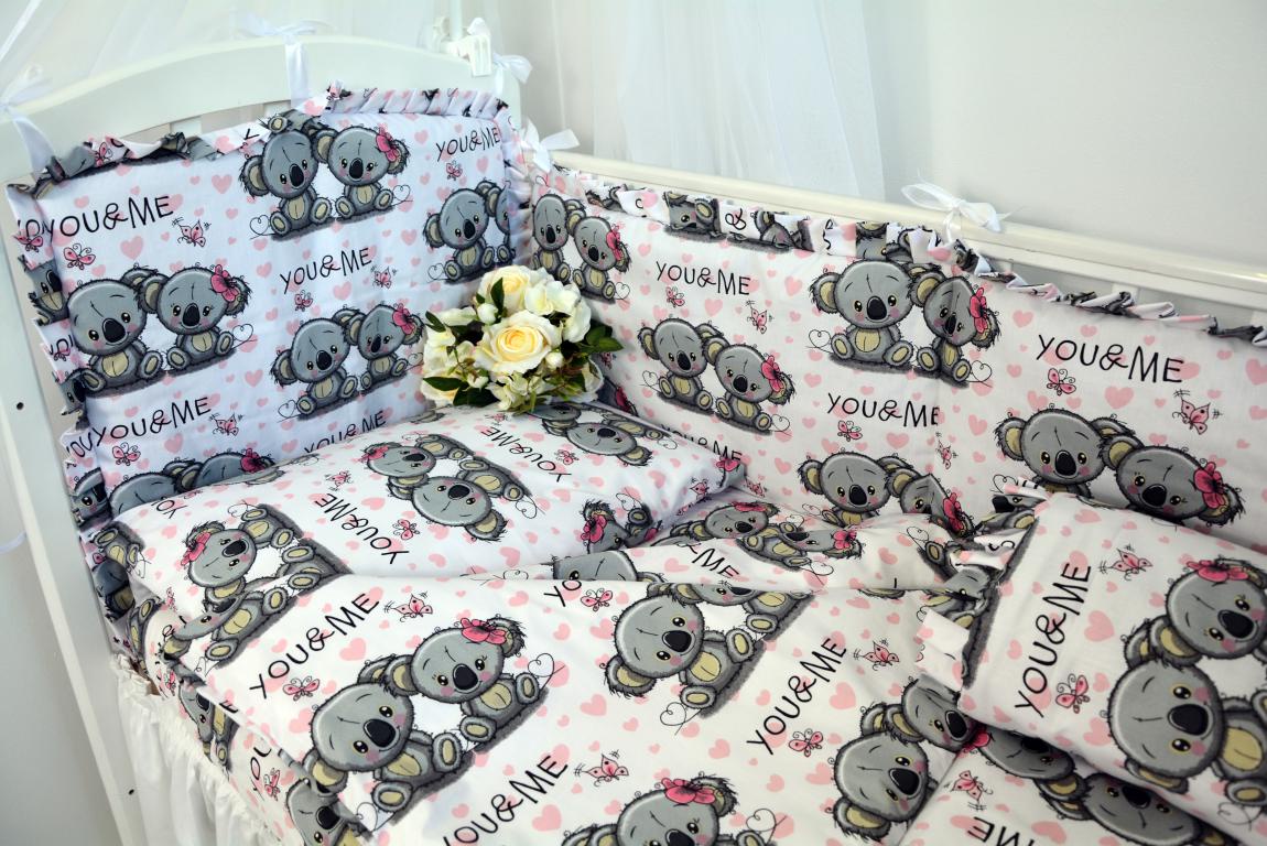 фото Комплект в кроватку 5 предметов "Коалы - малыши" (польский хлопок) Dream royal