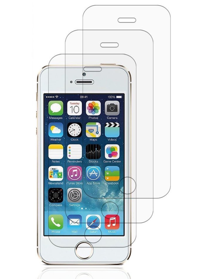 фото Защитное стекло UVOO Комплект защитных противоударных стекл на iPhone 5/5S/SE