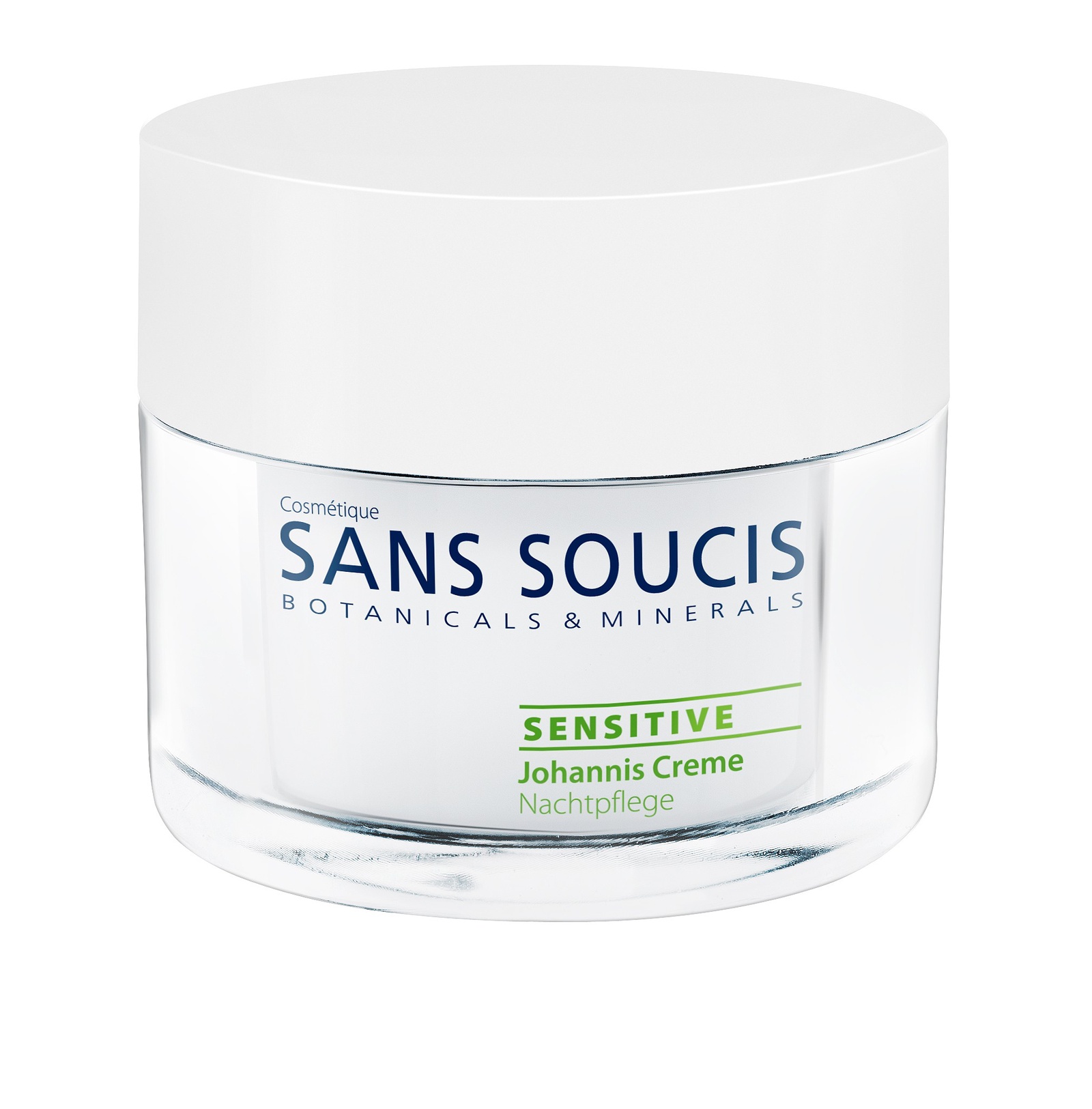Ночной крем Sans Soucis Sensitive, с экстрактом зверобоя, для чувствительной кожи, 50 мл