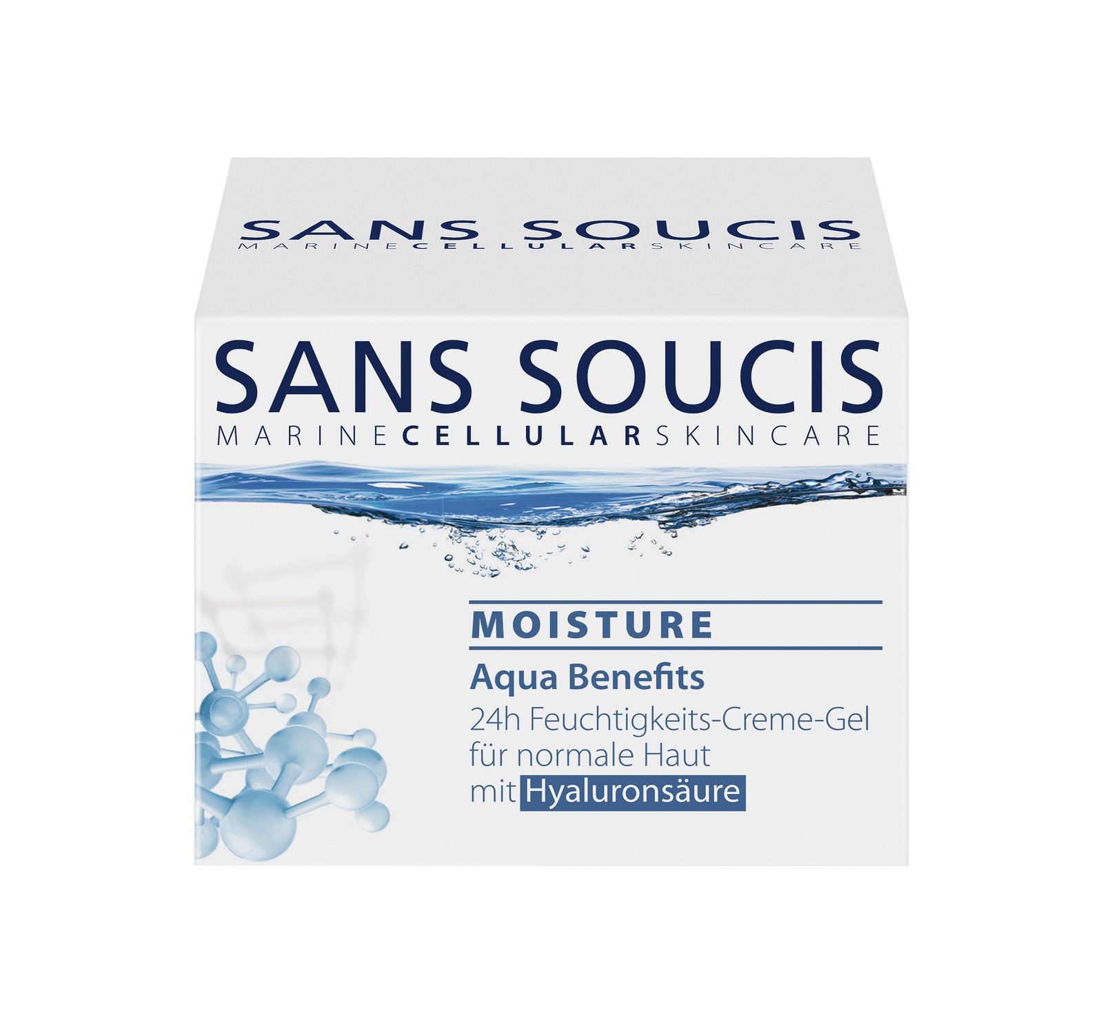 фото Крем-гель для ухода за кожей Sans Soucis Moisture Aqua Benefit, увлажняющий, 50 мл