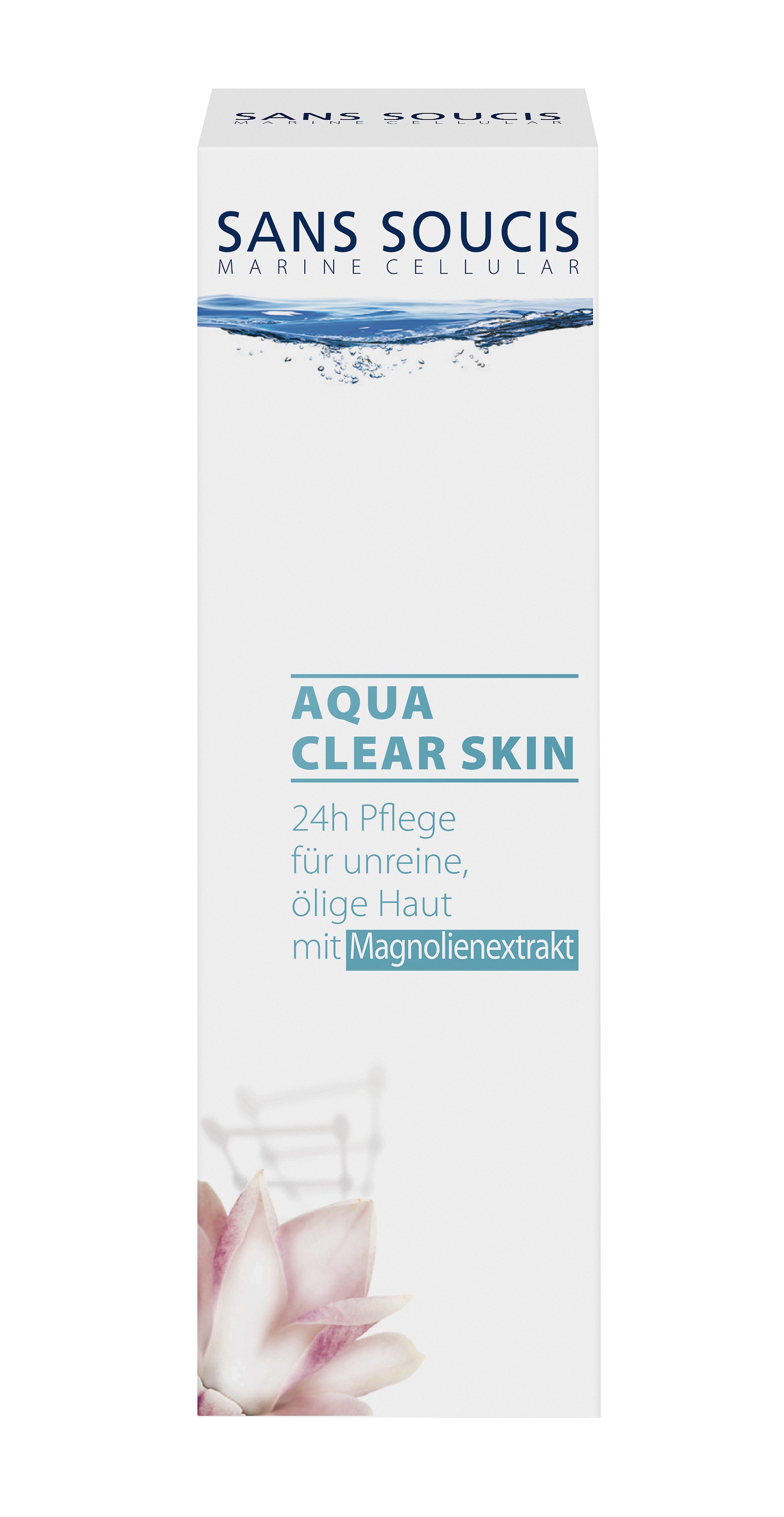 фото Крем-гель Sans Soucis Aqua Clear Skin, для ухода за жирной кожей, с экстрактом магнолии, 40 мл