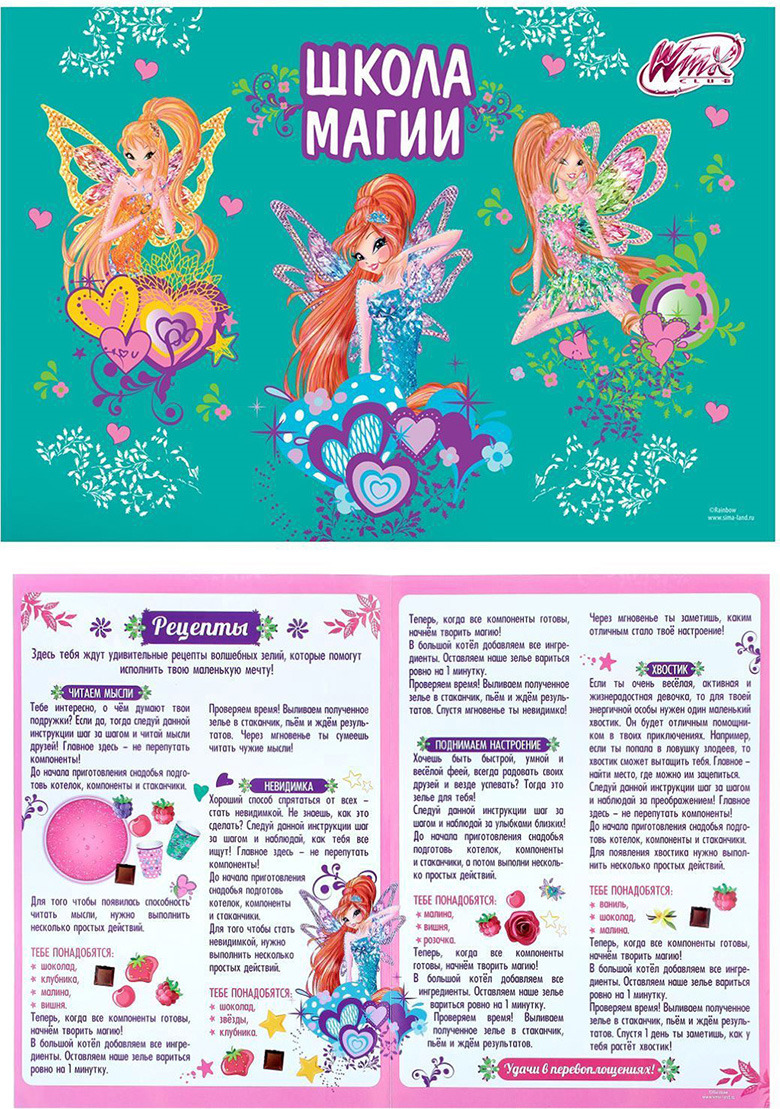 фото Набор игровой Winx "Школа магии", 1417810, на магнитах