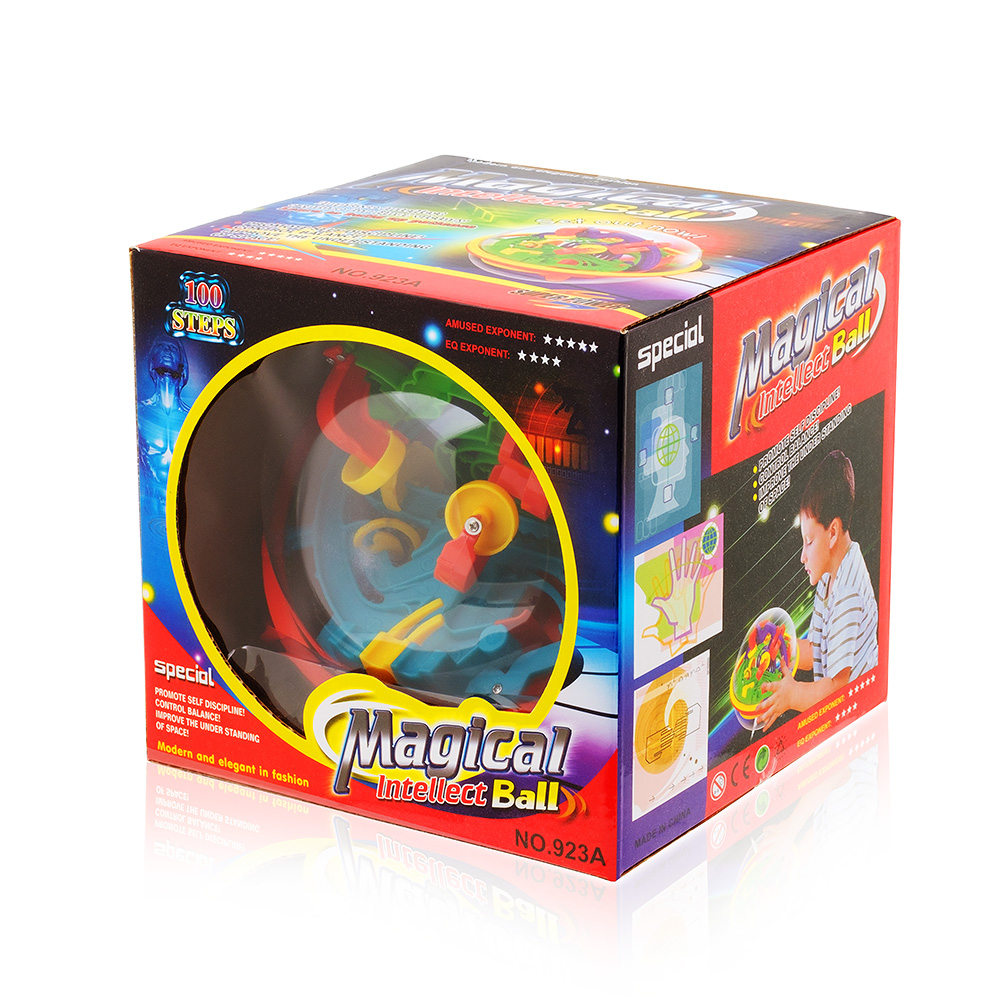 фото Головоломка FindusToys Головоломка шар-лабиринт Magic COIN puzzle ball 3D, 100 ходов, FD-01-065