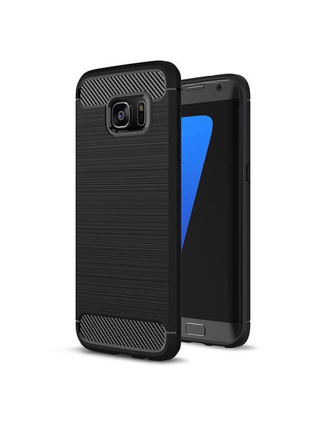 фото Чехол для сотового телефона UVOO Силиконовый чехол "Carbon Design" для Samsung Galaxy S7