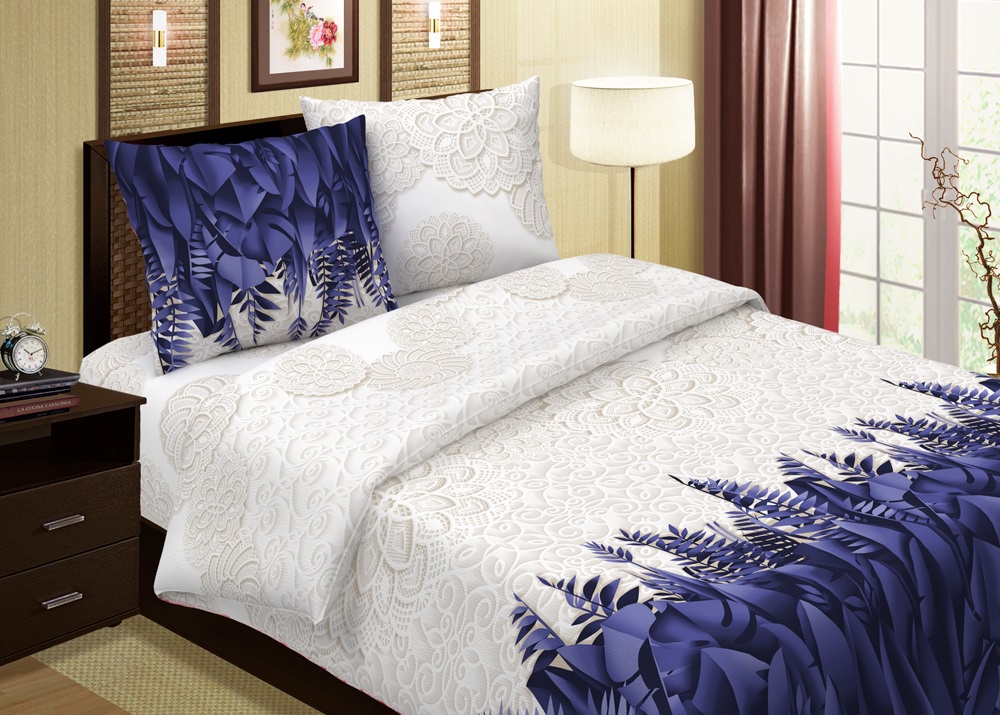 фото Комплект постельного белья Традиция "Pastel", 1201, Оригами, 1,5 сп.