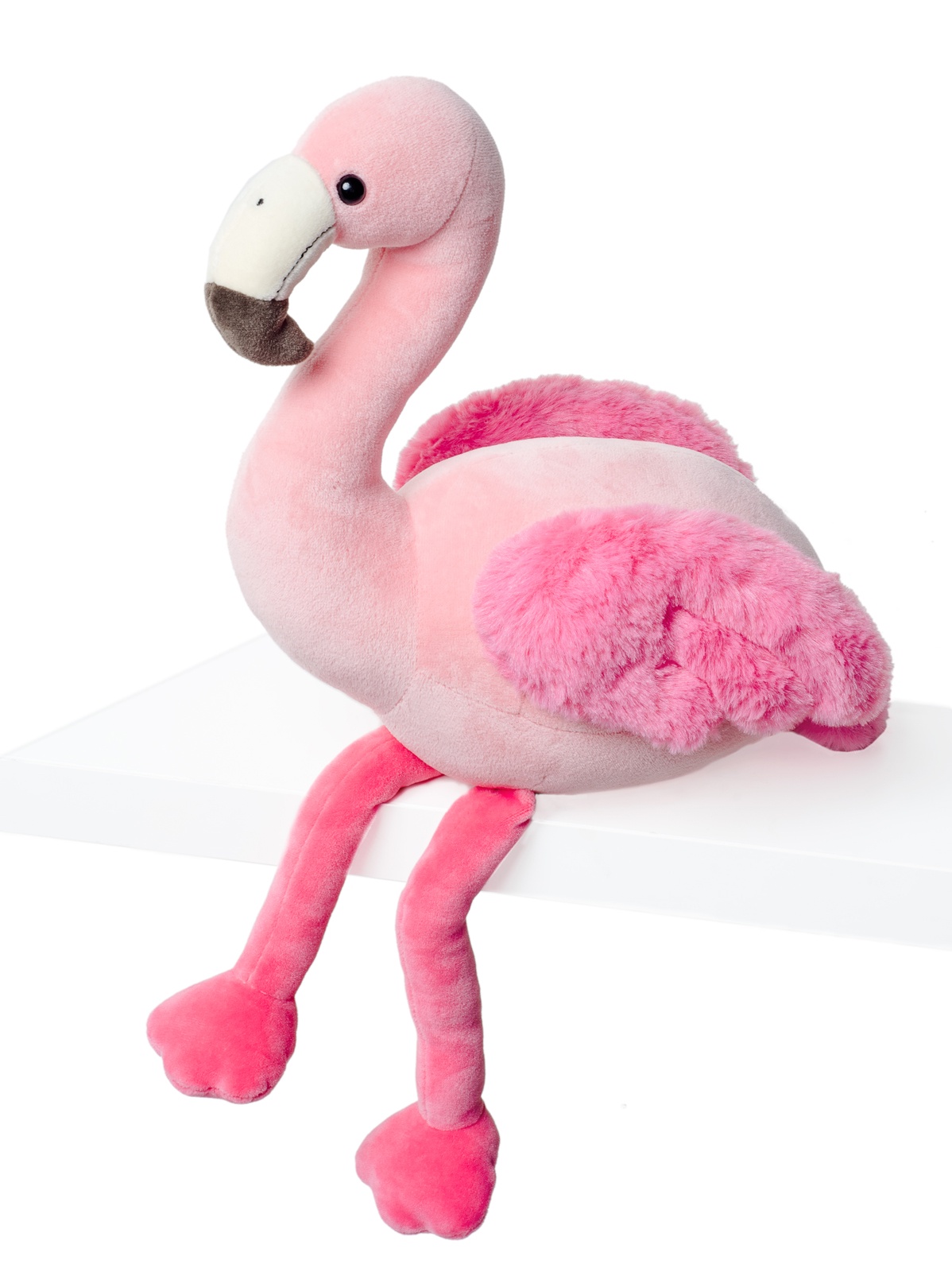 Мягкая игрушка Плюш Ленд Фламинго, SHR089 розовый