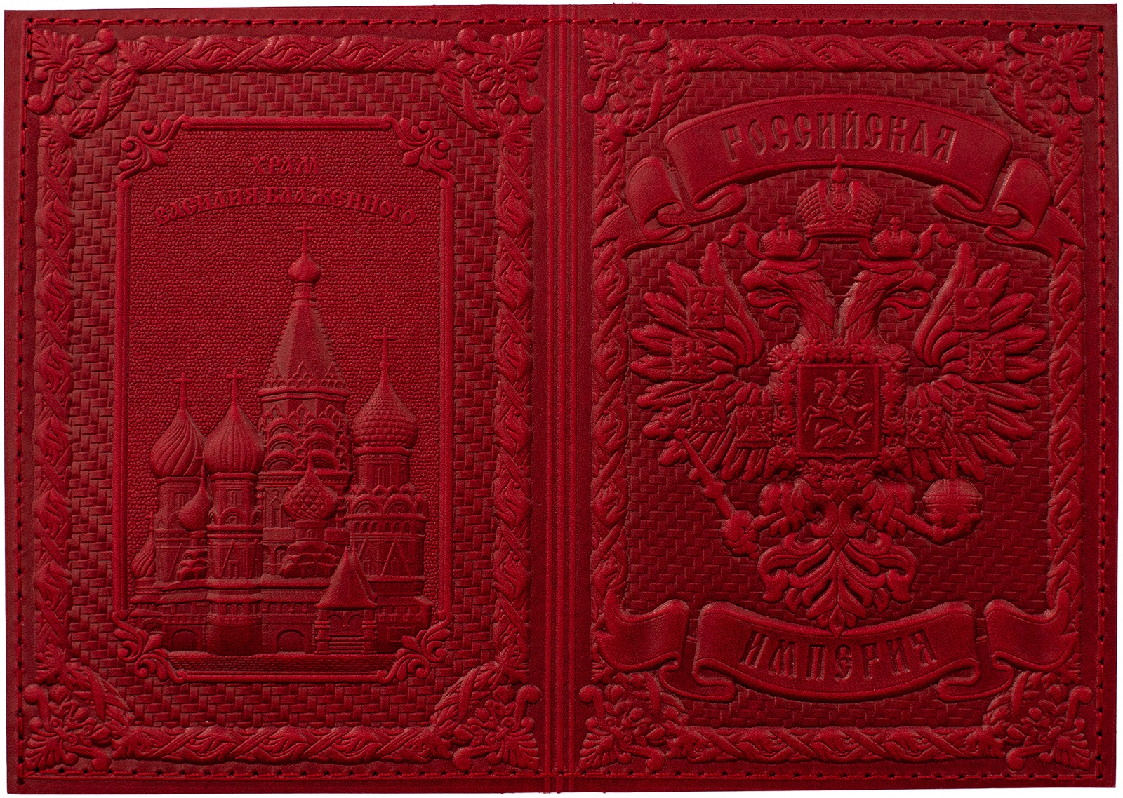 фото Обложка для паспорта TRIWESTA Портрет, красный