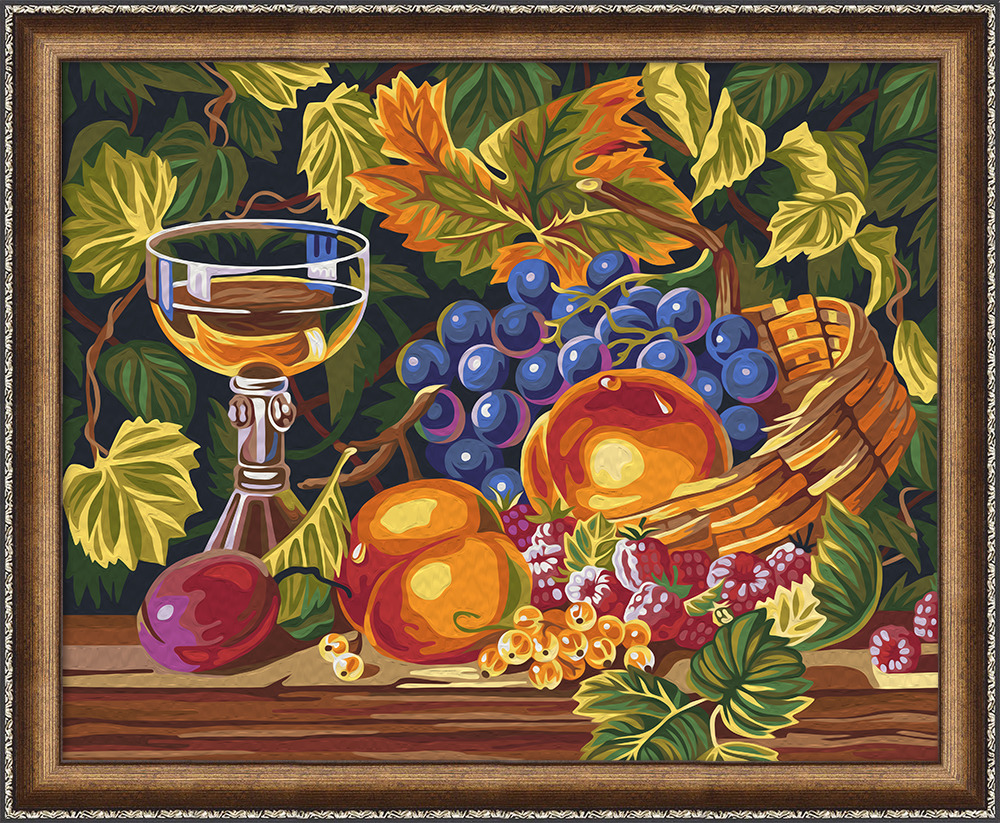 фото Набор для рисования по номерам Мосфа "Праздник урожая", 40 х 50 см