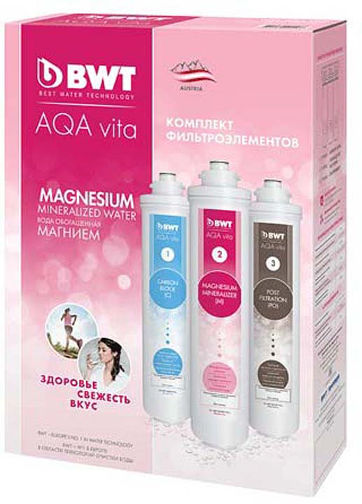 фото Комплект cменных картриджей для фильтра BWT Aqa Vita Magnesium