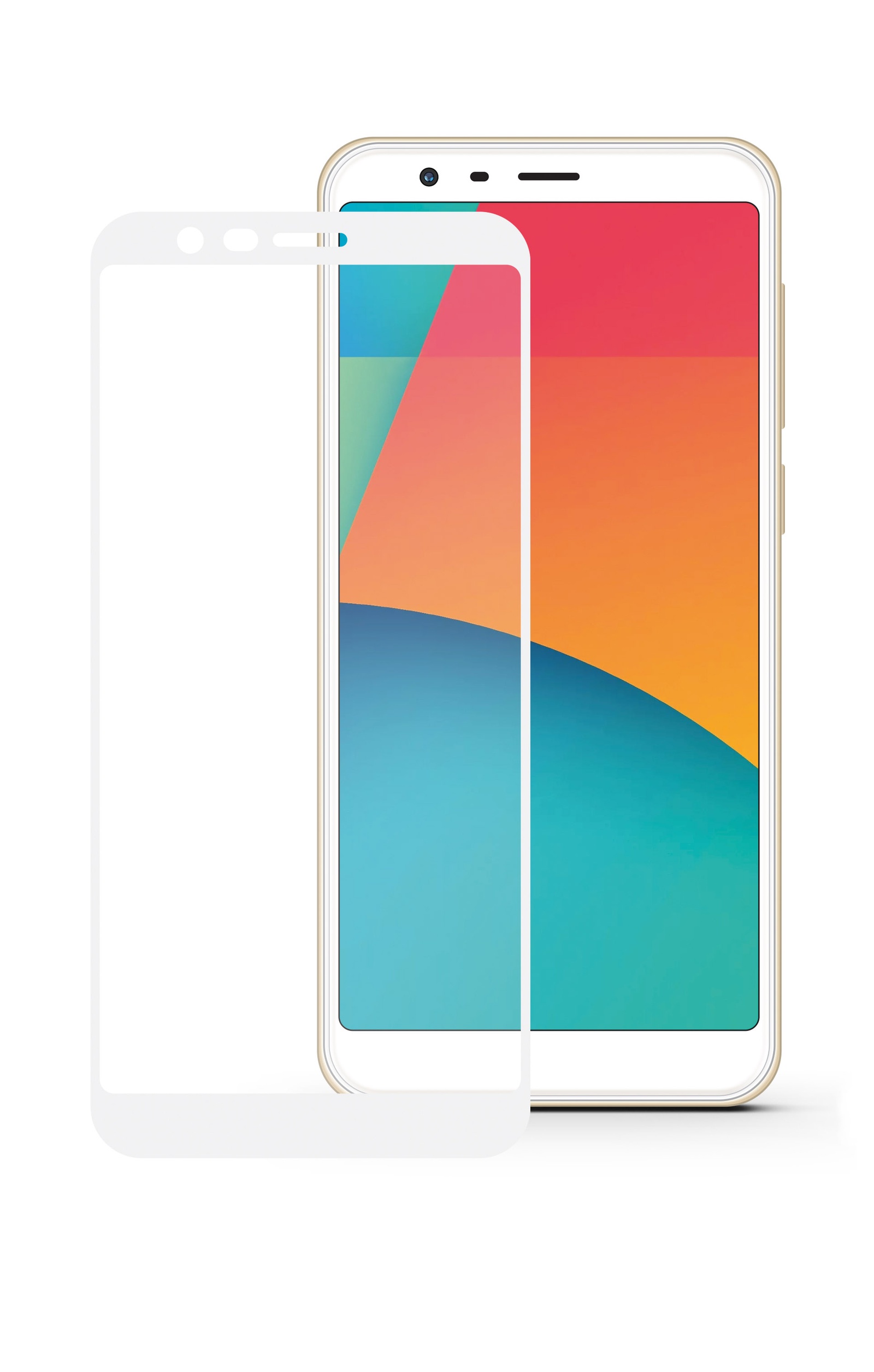 фото Защитное стекло Mobius для Meizu M8c 3D Full Cover (White)