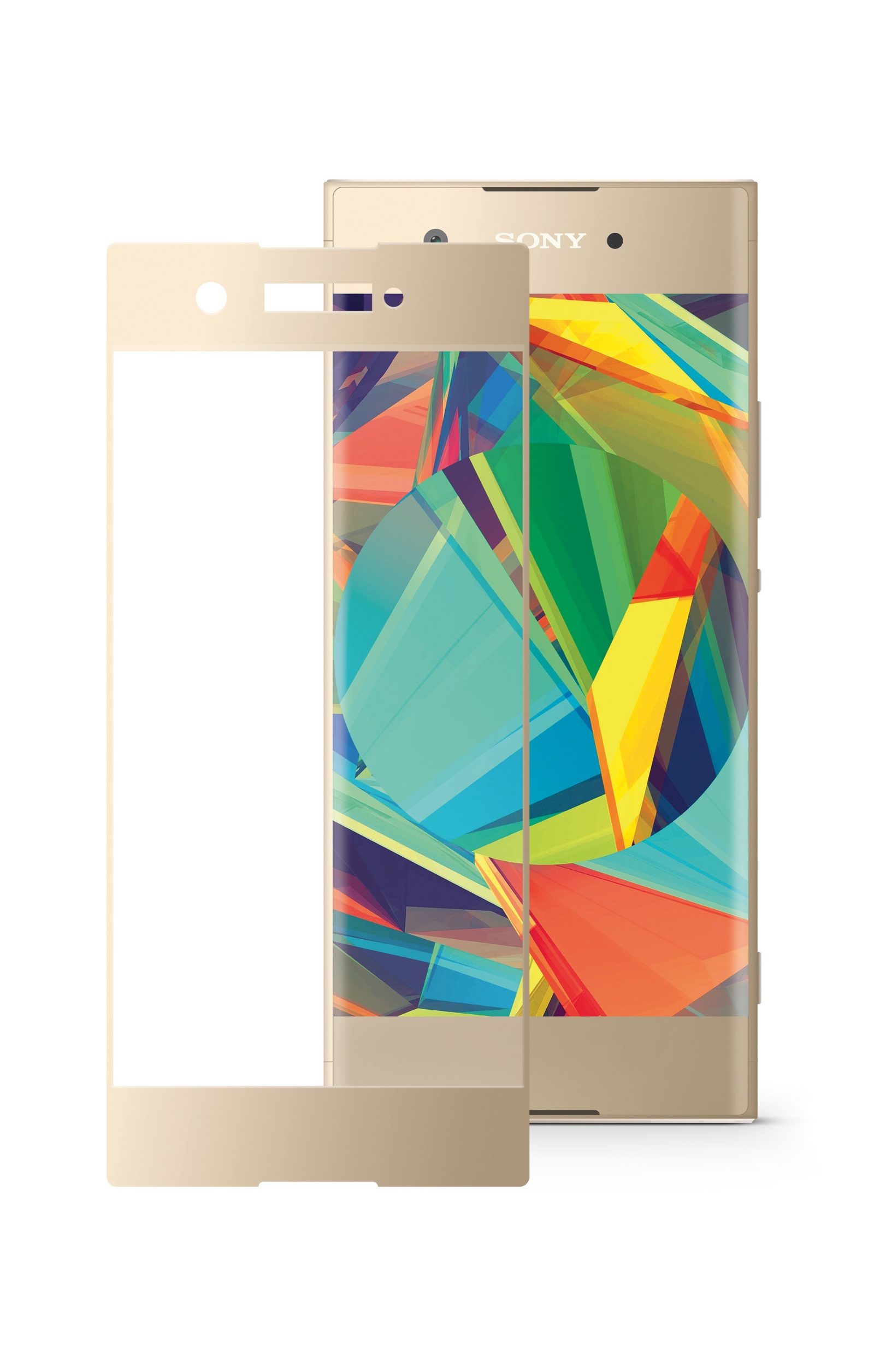 фото Защитное стекло Mobius для Sony Xperia XA1 3D Full Cover (Gold)