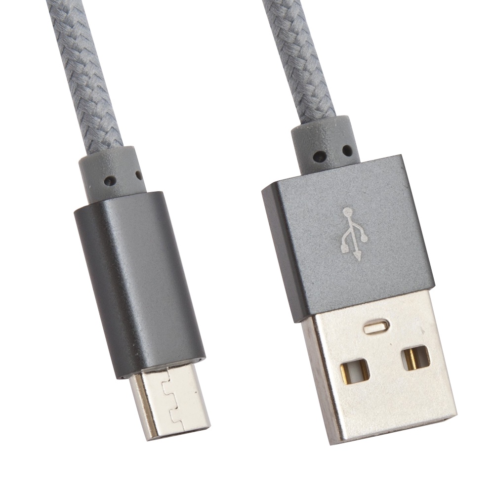 фото Автомобильное зарядное устройство Ldnio 2 USB 3,6А Металл + кабель Micro USB С401, Silver