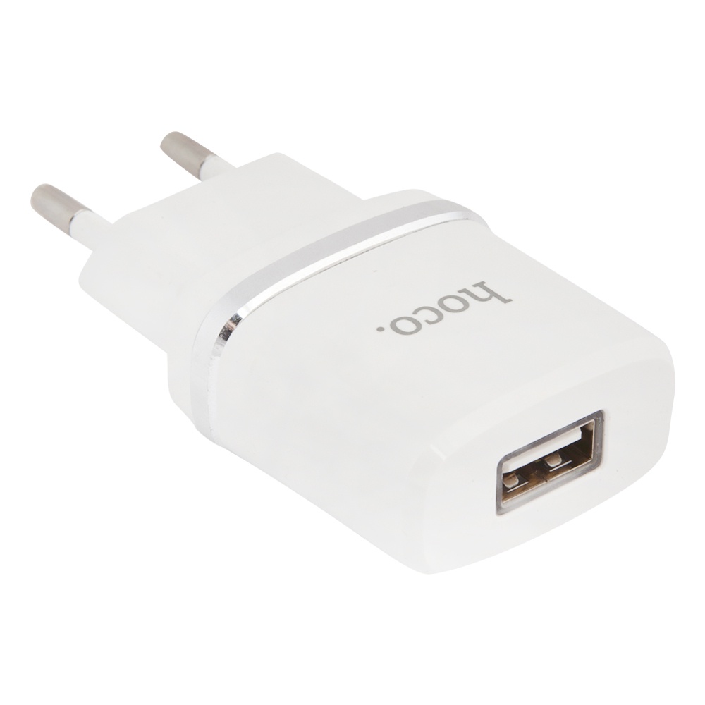 фото Сетевое зарядное устройство Ldnio Hoco C11 Smart Dual USB Charger Set USB 1,0A, 0L-00037574, White Hoco,ldnio