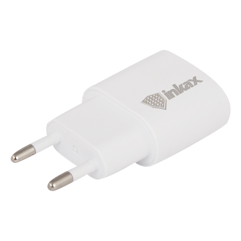 фото Сетевое зарядное устройство Inkax CD-08 USB 1A + кабель Micro USB, 0L-00038524, White