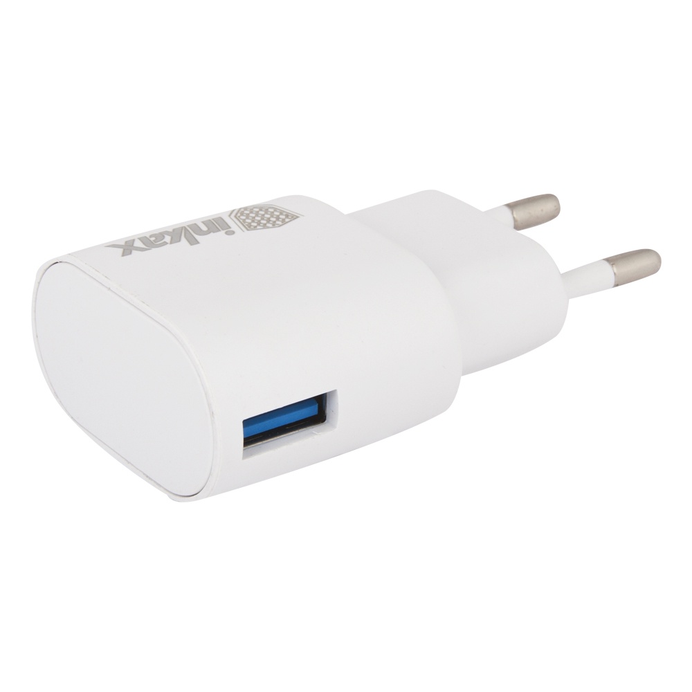 фото Сетевое зарядное устройство Inkax CD-08 USB 1A + кабель Micro USB, 0L-00038524, White