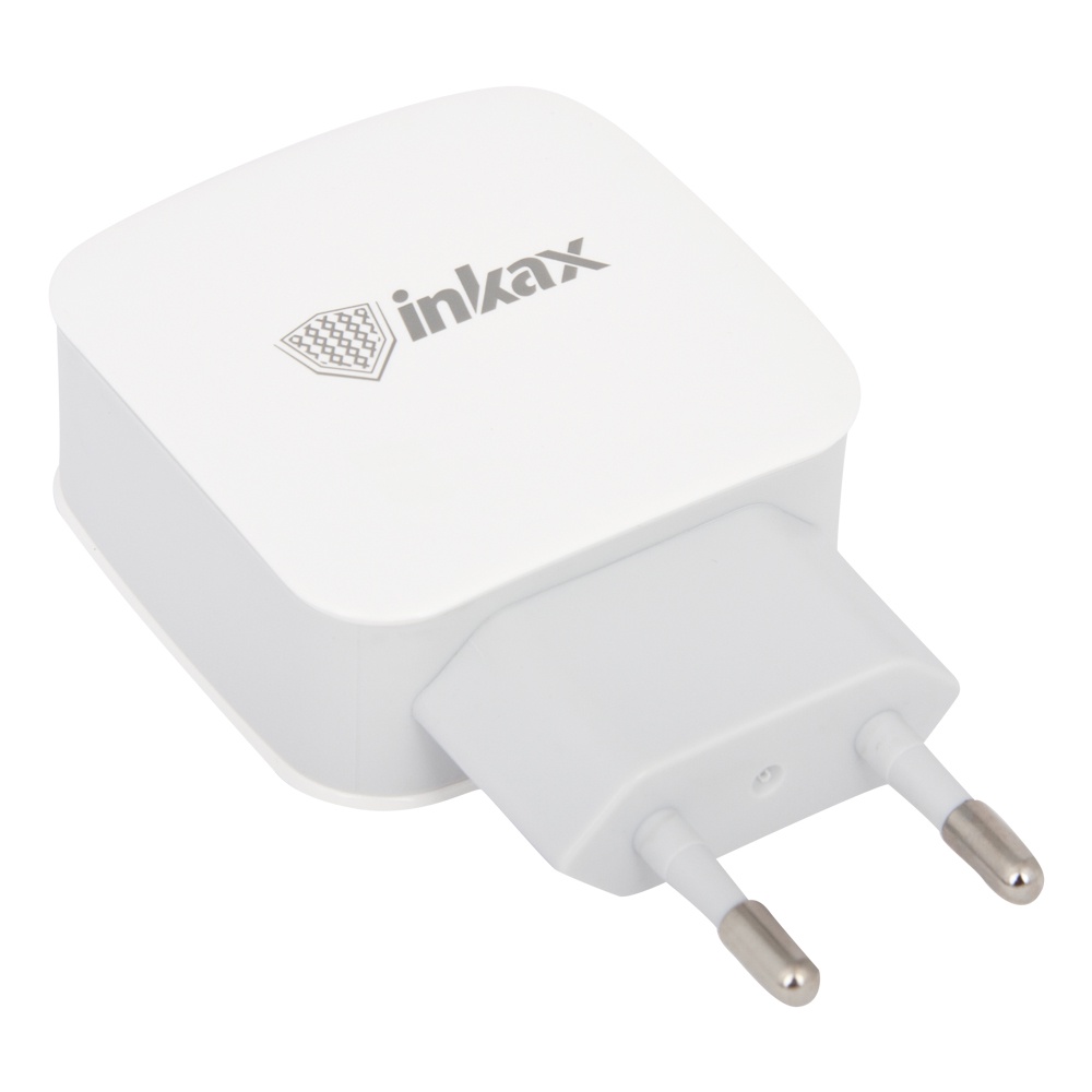 фото Сетевое зарядное устройство Inkax CD-28 Nice Trip 2 USB 2,1A + кабель Micro USB, 0L-00040094, White