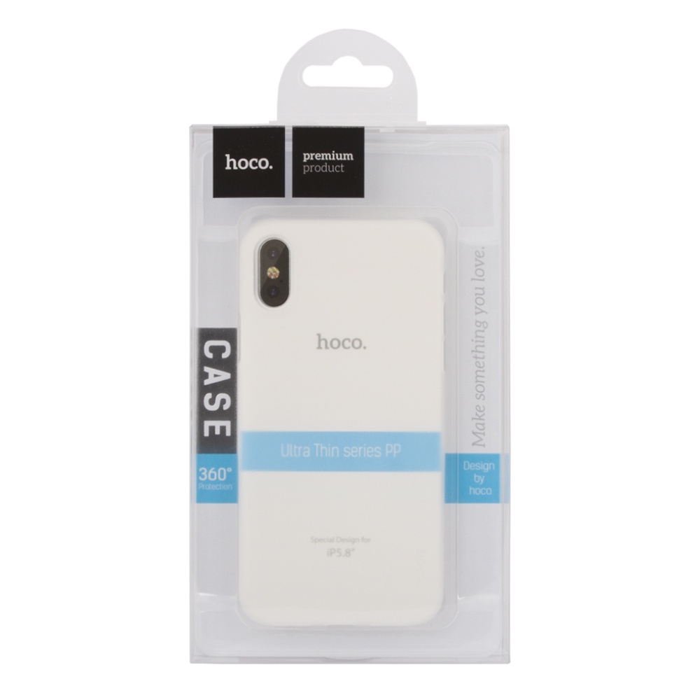 фото Чехол Hoco Thin Frosted для iPhone Xs, 0L-00039852, прозрачный