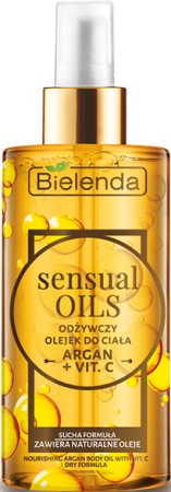 фото Масло для тела - арган + витамин С, "SENSUAL OILS", 150мл Bielenda