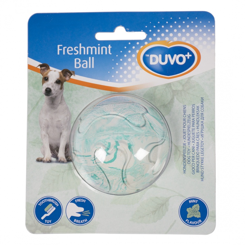 фото Мяч резиновый для собак с ароматом мяты Duvo+ "Freshmint Ball", 6.3см (Бельгия) Duvo+ (бельгия)